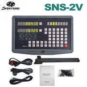 Load image into Gallery viewer, DRO readout SNS-2V/3V EDM RS232 Universal Lathe milling machine TTL AC110V/220V display FOR linear scale Rrating Ruler Encoder
