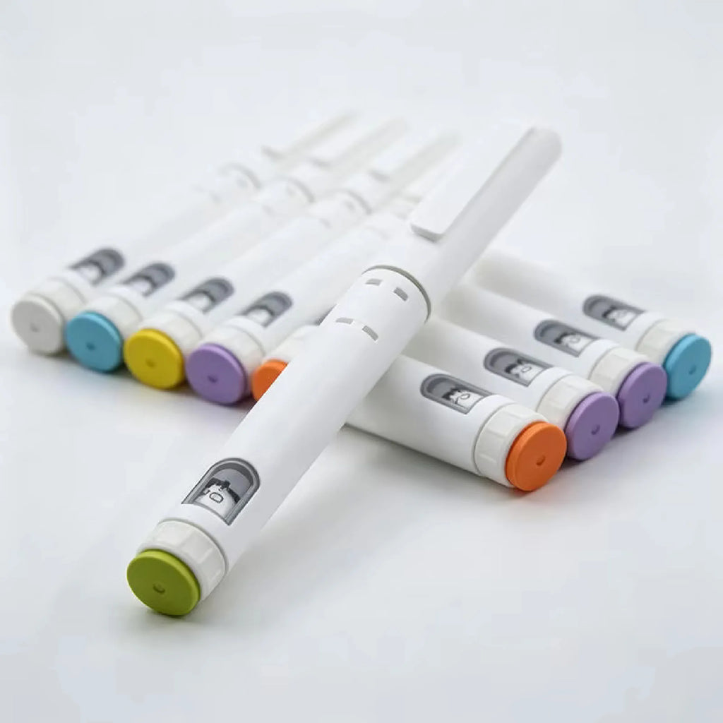 10pcs 60U Disposable Injection Pen Shell 3ml Peptide Pen Insulin Pen Suitable For 3ml Glass Cartridges