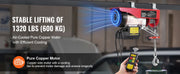 Load image into Gallery viewer, SucceBuy 1320 lbs Electric Hoist Crane with 328 ft Wireless 40 ft Single Cable Lifting Height Electric Lift Hoist for Factory
