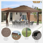 Load image into Gallery viewer, 13x13 Pop Up  Tent Outdoor Patio  Gazebo Shade UPF50+

