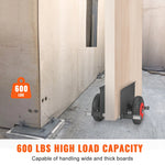 SucceBuy 600 lbs Panel Slab Dolly Terrain Moving Cart with Pneumatic Wheels Adjustable Clamp for Drywall Sheet Material Handling
