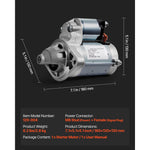 Amocart Starter 17841 Motor Replacement Compatible with Pontiac Vibe L4 1.8L 2003-2008 Toyota Corolla/Matrix L4 1.8L 2003-2008