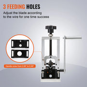 Load image into Gallery viewer, SucceBuy Manual Wire Stripping Machine Portable Aluminum Frame 1.5-25mm 1.5-40mm Wire Peeler for Cable Scrap Copper Recycling
