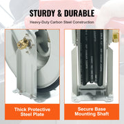 Load image into Gallery viewer, SucceBuy 33/50/66ft Fuel Hose Reel Extra Long Retractable Spring Driven Auto Swivel Rewind for Auto Repair Heavy Industries - AMOCART

