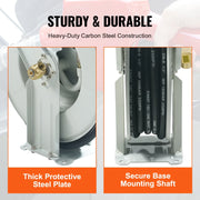 Load image into Gallery viewer, Amocart 33/50/66ft Fuel Hose Reel Extra Long Retractable Spring Driven Auto Swivel Rewind for Auto Repair Heavy Industries
