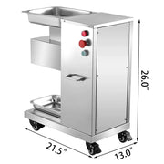 Load image into Gallery viewer, Amocart 500Kg/H Electric Meat Slicer 750W Commercial Meat Cutter 3mm Stainless Steel Blades Food Cutting Slicing Machine
