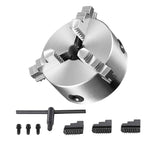 Amocart 3-Jaw Lathe Chuck 160mm / 200mm / 250mm Self-Centering Lathe Chuck Multiple Clamping Range for Lathe Printer Machining