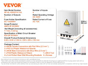 Bild in Galerie-Viewer laden, Amocart PV Combiner Box 4 String / 6 String Solar Combiner Box 10A / 15A Rated Current Fuse for On/Off Grid Solar Panel System
