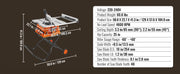 Charger l'image dans la visionneuse de galerie, 【From China】SucceBuy Table Saw 10-inch 8-Amp 25-in Max Rip Capacity 40T Blade Portable Compact For Jobsite DIY Woodworking, Furn
