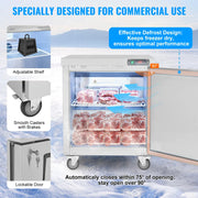 Load image into Gallery viewer, Amocart Commercial Frozen Refrigerator Sandwich Salad Prep Table 7.4Cu.Ft Food Prep Frost Free Refrigerator for Restaurant
