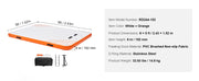 Load image into Gallery viewer, SucceBuy Inflatable Floating Dock Non-Slip Water Floating Dock Mat with Detachable Ladder Floating Platform Island Raft for Pool
