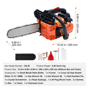 Load image into Gallery viewer, Amocart Gas Chainsaw Gasoline Powered Chain Saw Handheld Cordless Petrol Chainsaws for Tree Wood Branch Cutting Tree Trimming
