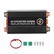 Load image into Gallery viewer, Amocart DC to DC Battery Charger 520W 40A Alternator Charger Fits LiFePO4 Lead-Acid AGM GEL Batteries 12V/24V-12V/24V for RV
