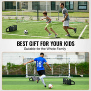 Charger l'image dans la visionneuse de galerie, SucceBuy Soccer Rebounder Board Portable Soccer Wall with 2 Angles Rebound Foldable HDPE Kickback Rebound Board for Adults
