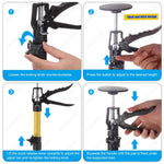 1-2Pcs Labor-Saving Telescopic Support Rods Jack Bar Drywall Door Lift Support Construction Tool for Cabinet Stairs Porches Deck