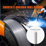 Amocart 0.03/0.035 Inch Flux Cored Welding Wire Carbon Steel Iron MIG Welding Machine Welder Accessories For Soldering