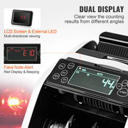 Load image into Gallery viewer, SucceBuy 1000 Pcs/Min Money Counter Business Cash Register Bill Counterfeit Bill Detector by UV/MG/IR/DD Function for Bank Store
