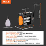 Amocart 45/57/75/76 mm Jewelry Rolling Mill Machine 3in1 Multi-function Rolling Mill for Metal Jewelry Making Sheet Square Wire