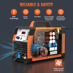 HITBOX AC/DC Aluminium Tig Welding Machine HBT250P HF TIG/MMA ARC Stick Welder with Pulse Argon Welding IGBT Inverter 2T/4T