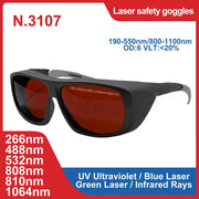 Load image into Gallery viewer, Laser Safety Glasses 190-2000nm 10600nm OD6 CO2 Laser Protection goggles 1064 532 200-2000nm IPL laser glasses Laser protection
