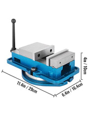Charger l'image dans la visionneuse de galerie, Amocart 3 Inch / 5 Inch Jaw Width Heavy Duty Milling Vise Bench Clamp Vise High Precision, 360 Degree Swiveling Base CNC Vise
