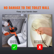 Load image into Gallery viewer, Amocart Drain Auger 25Ft Manual-feeding Plumbing Snake with Drill Attachment Drain Clog Remover Toilet Sewer Pipe Dredge
