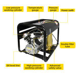 TUXING TXEDM042 300Bar PCP Air Compressor High Pressure Auto Stop With Double Filter Device for Scuba Diving Tank PCP Air Rifle