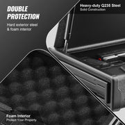 Charger l'image dans la visionneuse de galerie, SucceBuy Gun Safe Q235 Steel Pistol Safe with 3-Way Quick Access Gun Case Gun Box Advanced Biometric Technology Travel Gun Safe
