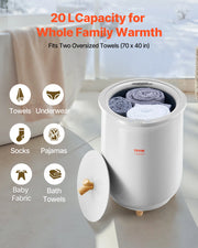 Load image into Gallery viewer, Amocart Towel Warmer Bucket 20L Heated Towel Warmer w/ LED Light Auto Shut off &amp; Temperature Setting Large Blanket Warmers SPA
