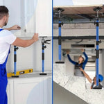 1-2Pcs Labor-Saving Telescopic Support Rods Jack Bar Drywall Door Lift Support Construction Tool for Cabinet Stairs Porches Deck