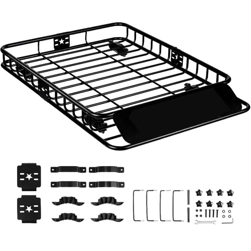 SucceBuy Roof Rack Cargo Basket 46