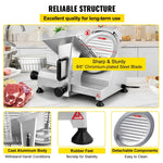 SucceBuy Electric Meat Slicer Adjustable Thickness 200W/240W/320W/340W Commercial & Home Use Food Cutter for Cheese & Meat