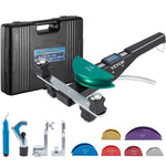 Amocart HVAC Refrigeration Manual Copper Ratcheting Pipe Bender Kit with 7 Dies 8-22mm 90° Inward & Outward Tube Bending Tools