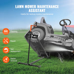 SucceBuy Lawn Mower Lift with Hydraulic/Threaded jack, 500/880 Lbs Adjustable Movable Lawn Lifter for Lawn Mower Garden Tractor