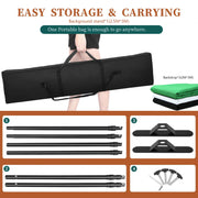 Bild in Galerie-Viewer laden, Double-Crossbar Backdrop Background Stand Frame Support System For Photography Photo Studio Video Muslin Green Screen
