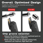 Full Series Grooving Tool Holder MGEHR1212 MGEHR1616 MGEHR2020 MGEHR2525 Slotting Turning Tool for Carbide Grooving Insert MGMN