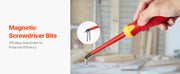 Load image into Gallery viewer, SucceBuy Insulated Screwdriver Set Professional Electrical Screwdriver Set 1000V Insulated Electrician Tool Set Magnetic Phillip
