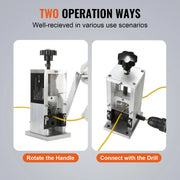 Load image into Gallery viewer, Amocart Manual Wire Stripping Machine Portable Aluminum Frame 11.5-25mm 11.5-38mm Wire Peeler for Cable Scrap Copper Recycling
