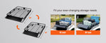 SucceBuy Roof Rack Cargo Basket 46"x 36" x 4.5"/64" x 39" x 6" Rooftop Cargo Carrier Heavy-duty 200 LBS Capacity Universal Roof