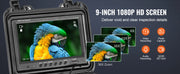 Charger l'image dans la visionneuse de galerie, Amocart Sewer Camera 165ft/50m Self-Leveling Pipeline Inspection Camera with 9"1080P HD Screen  with Lights-12LED for Duct Pipe
