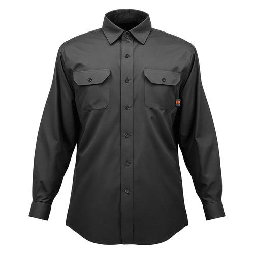 SucceBuy Flame Resistant Welding Jacket 7oz. FR Shirts for Men Machine Washable Cotton Heat-Resistant Welding Shirt - XL Size