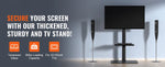 Amocart TV Stand Mount Swivel Tall TV Stand for 32-65/70 inch TV Height Adjustable Portable Floor TV Stand Max VESA 600 x 800mm