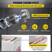 Charger l'image dans la visionneuse de galerie, Amocart Food Vacuum Packing Machine Commercial Chamber Vacuum Sealer DZ-260A Kitchen Meat Packaging Food Saver Sealing Machine
