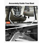 Amocart Boat Trailer Guides 2PCS High-Hardness Steel Trailer Guide-Ons Fits C-Channel Bunk-Style Pontoon Trailers/V-Hull Boats