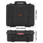 Amocart Hard Pistol Cases w/ Pre-cut PU Foam Lining Waterproof Dustproof Hard Gun Case for 1/2/5/6 Pistol Lockable Pistol Case