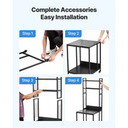 Load image into Gallery viewer, Amocart 3D Printer Filament Storage Rack 4Tier 3DPrinter Stand w/Filament Storage Spools Holder Racks Cart w/ Wheels for Office
