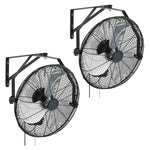 Amocart Wall Mount Fan 18/20 in Wall Mounted Hanging Fan with IP44-rated Protection 3-Speed Long Airflow Distance for Industry