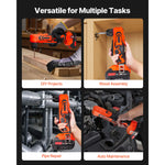 Amocart Right Angle Drill 3/8Inch Chuck 90 Degree Cordless Right Angle Drill with Brushless Motor Battery Charger and Belt Clip