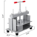 SucceBuy Manual Paper Press Machine 12x8.6 in for A4 Paper 10cm Thickness Steel Frame Paper Press Machine Papermaking Book Press