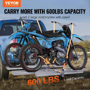 Load image into Gallery viewer, Amocart Motorcycle Carrier 2-Bike 600LBS Aluminum Loading Ramp Scooter Dirt Bike Trailer Hauler for Car Truck with 2"  Receiver
